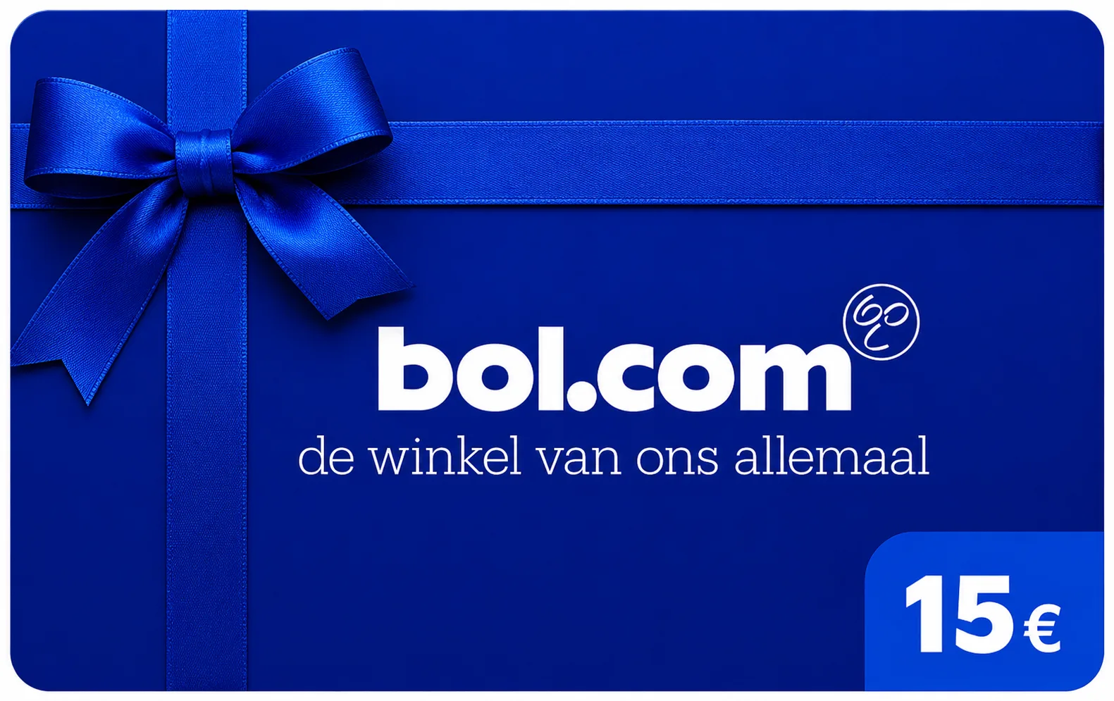 Bol.com-cadeaubon ter waarde van €15